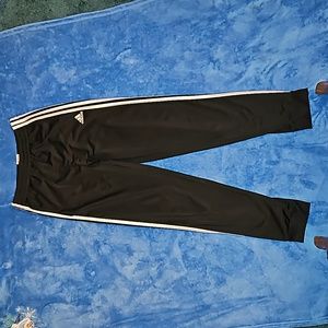 Adidas youth size Large (14-16) Black cuffed pants.
